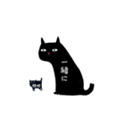 手書き風黒猫（個別スタンプ：13）