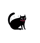 手書き風黒猫（個別スタンプ：23）