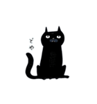 手書き風黒猫（個別スタンプ：39）