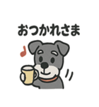 ほのぼのシュナウザーの日常スタンプ（個別スタンプ：22）