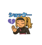 ギャル忍者（個別スタンプ：3）