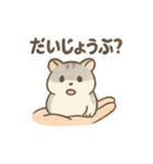 てのひらハムスター もちもち癒しスタンプ（個別スタンプ：7）