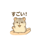 てのひらハムスター もちもち癒しスタンプ（個別スタンプ：17）