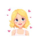 かわいいドット絵のスタンプ（個別スタンプ：22）