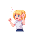 かわいいドット絵のスタンプ（個別スタンプ：23）