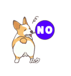 うちのイヌなど(コーギー)ver.ハク（個別スタンプ：16）
