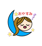 女子かわいいスタンプ（個別スタンプ：15）