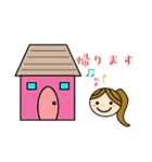 女子かわいいスタンプ（個別スタンプ：20）