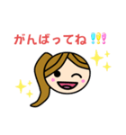 女子かわいいスタンプ（個別スタンプ：23）