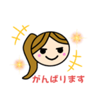 女子かわいいスタンプ（個別スタンプ：28）