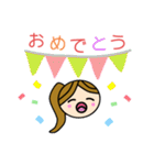 女子かわいいスタンプ（個別スタンプ：29）
