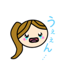 女子かわいいスタンプ（個別スタンプ：37）