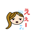 女子かわいいスタンプ（個別スタンプ：39）