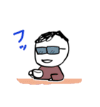 【笑いだらけ】ずっと使えるやさしい人類5（個別スタンプ：34）