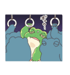 もっとお疲れ気味のカエル（個別スタンプ：14）