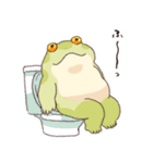 もっとお疲れ気味のカエル（個別スタンプ：16）