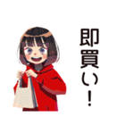 ダウナー女子の漫画語り★（個別スタンプ：11）