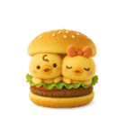 ぴよぴよ夫婦◎ぬいぐるみ（個別スタンプ：10）