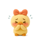 ぴよぴよ夫婦◎ぬいぐるみ（個別スタンプ：16）