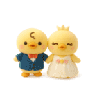 ぴよぴよ夫婦◎ぬいぐるみ（個別スタンプ：17）