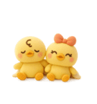 ぴよぴよ夫婦◎ぬいぐるみ（個別スタンプ：38）