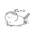 ハチワレねこのゆるゆるスタンプ（個別スタンプ：11）