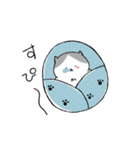 ハチワレねこのゆるゆるスタンプ（個別スタンプ：30）