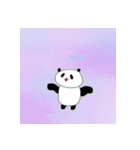 パンダの日常とメッセージ（個別スタンプ：10）