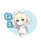 ふわふわ天使ガール（個別スタンプ：2）