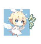 ふわふわ天使ガール（個別スタンプ：13）