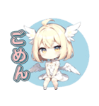 ふわふわ天使ガール（個別スタンプ：28）