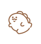 韓国風な線画アニマル 動くスタンプ（個別スタンプ：11）