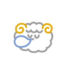 韓国風な線画アニマル 動くスタンプ（個別スタンプ：12）