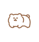 韓国風な線画アニマル 動くスタンプ（個別スタンプ：16）