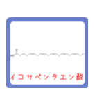 カルボン酸 構造式 -薬学生-（個別スタンプ：21）