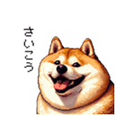 犬の気持ちふとっちょ柴犬（個別スタンプ：1）