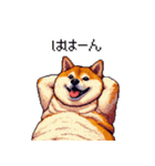 犬の気持ちふとっちょ柴犬（個別スタンプ：2）