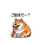 犬の気持ちふとっちょ柴犬（個別スタンプ：6）