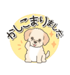 やさしいマルプー【仕事＆連絡】（個別スタンプ：4）