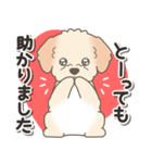 やさしいマルプー【仕事＆連絡】（個別スタンプ：22）