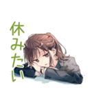 月曜朝の絶望★社畜ちゃん（個別スタンプ：16）