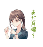 月曜朝の絶望★社畜ちゃん（個別スタンプ：17）