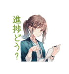 月曜朝の絶望★社畜ちゃん（個別スタンプ：19）