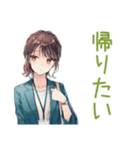月曜朝の絶望★社畜ちゃん（個別スタンプ：22）