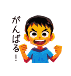 子ども（男の子）の送迎★到着報告（個別スタンプ：20）