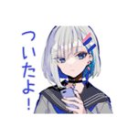 パンクセーラー女子★駅と時間共有（個別スタンプ：9）