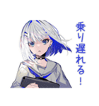 パンクセーラー女子★駅と時間共有（個別スタンプ：15）