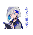パンクセーラー女子★駅と時間共有（個別スタンプ：22）