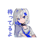 パンクセーラー女子★駅と時間共有（個別スタンプ：28）