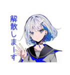 パンクセーラー女子★駅と時間共有（個別スタンプ：36）
